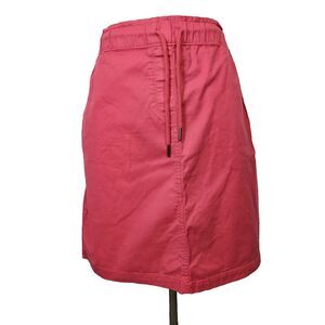Croft & Barrow Skirt Womens Size XL Stretch Drawstring Waist Coral Pockets NEW
